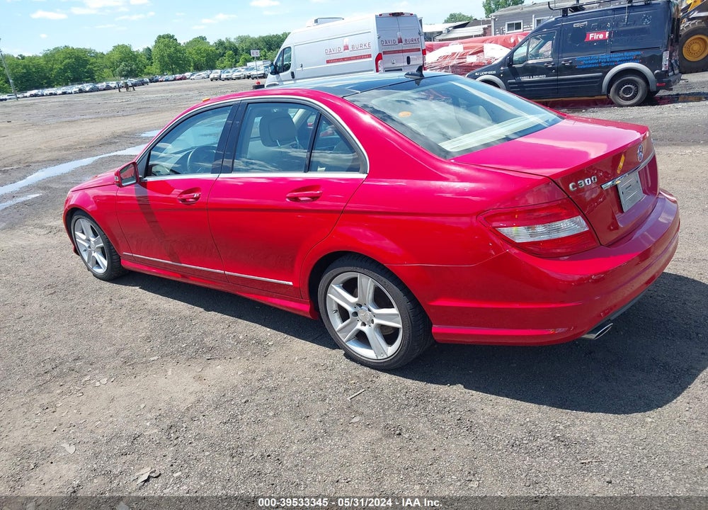 2010 MERCEDES-BENZ C 300 VIN: WDDGF8BB6AR103534