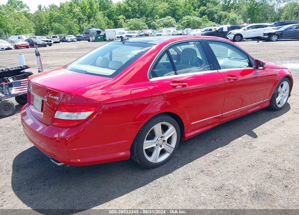 2010 MERCEDES-BENZ C 300 VIN: WDDGF8BB6AR103534