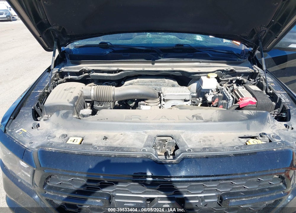 2022 RAM 1500 BIG HORN 4X2 5'7 BOX VIN: 1C6RREFT9NN120005