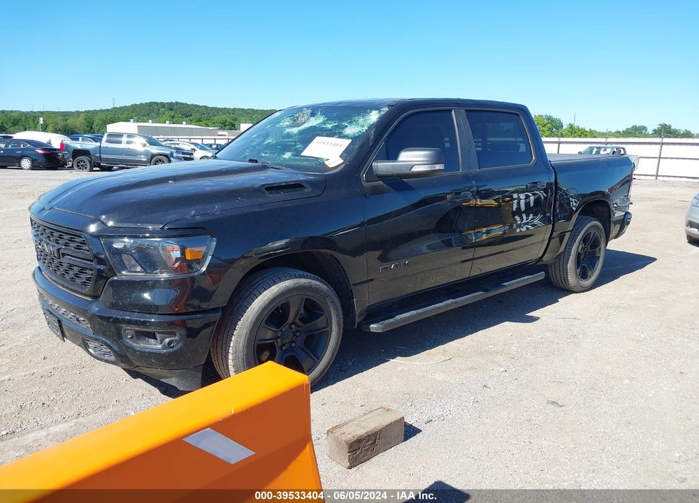 2022 RAM 1500 BIG HORN 4X2 5'7 BOX VIN: 1C6RREFT9NN120005
