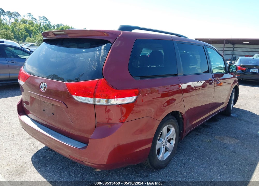 2011 TOYOTA SIENNA LE V6 VIN: 5TDKK3DC2BS048804