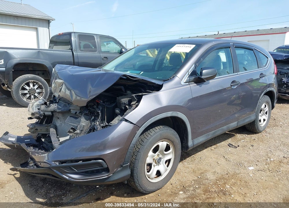 2015 HONDA CR-V LX VIN: 5J6RM4H39FL122326