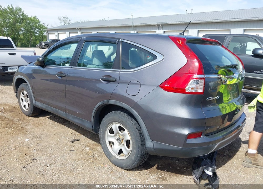 2015 HONDA CR-V LX VIN: 5J6RM4H39FL122326