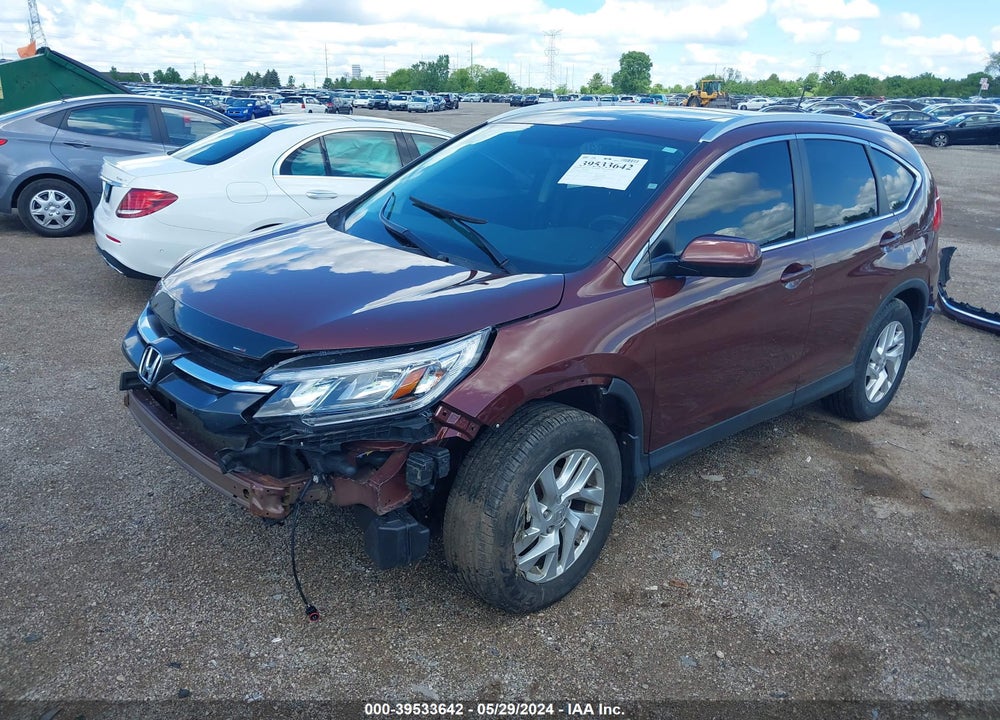 2015 HONDA CR-V EX-L VIN: 5J6RM4H71FL044885