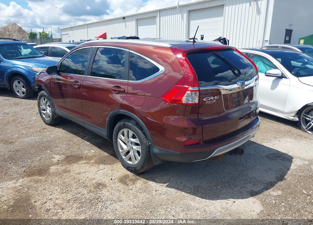 2015 HONDA CR-V EX-L VIN: 5J6RM4H71FL044885