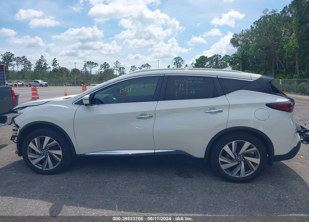 2019 NISSAN MURANO SL VIN: 5N1AZ2MJ2KN132459