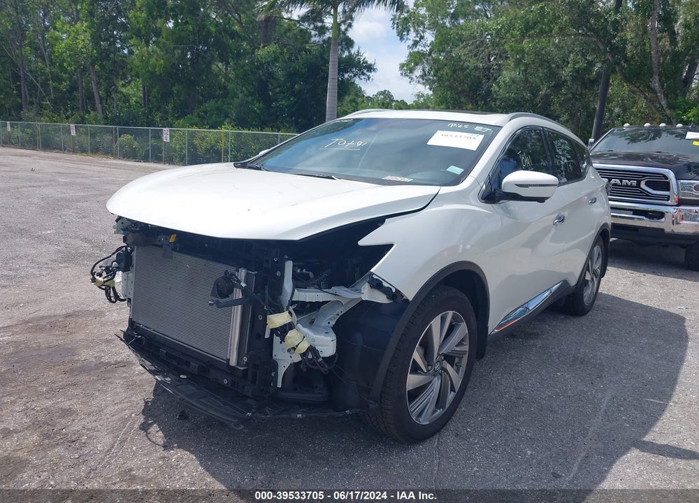2019 NISSAN MURANO SL VIN: 5N1AZ2MJ2KN132459