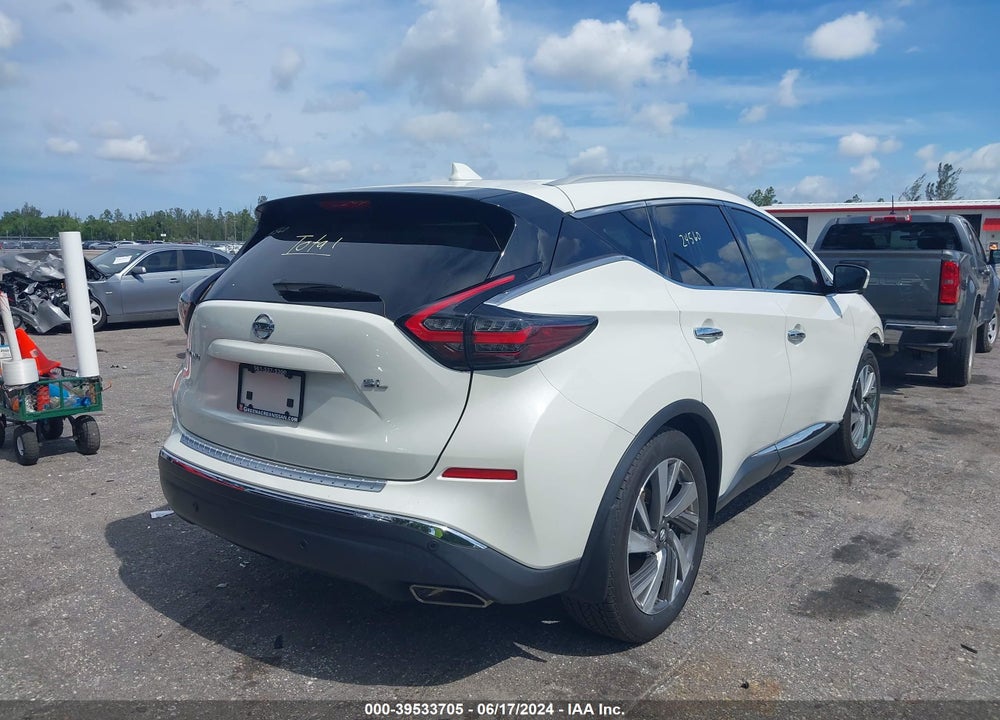 2019 NISSAN MURANO SL VIN: 5N1AZ2MJ2KN132459