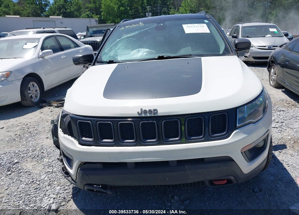 2019 JEEP COMPASS TRAILHAWK 4X4 VIN: 3C4NJDDB7KT622526
