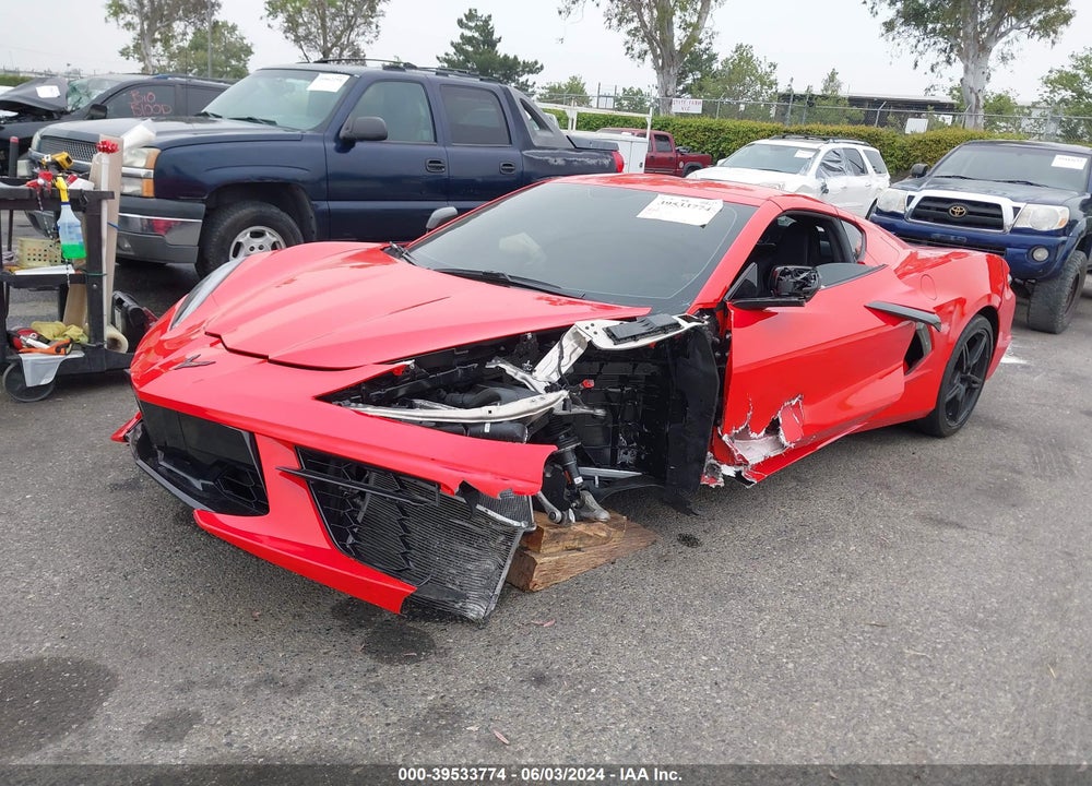 2020 CHEVROLET CORVETTE STINGRAY RWD 1LT VIN: 1G1Y62D44L5111998
