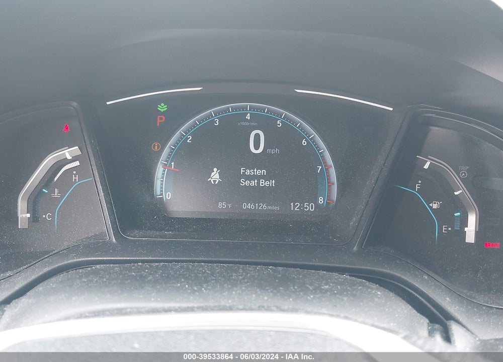 2019 HONDA CIVIC LX VIN: 19XFC2F6XKE000400