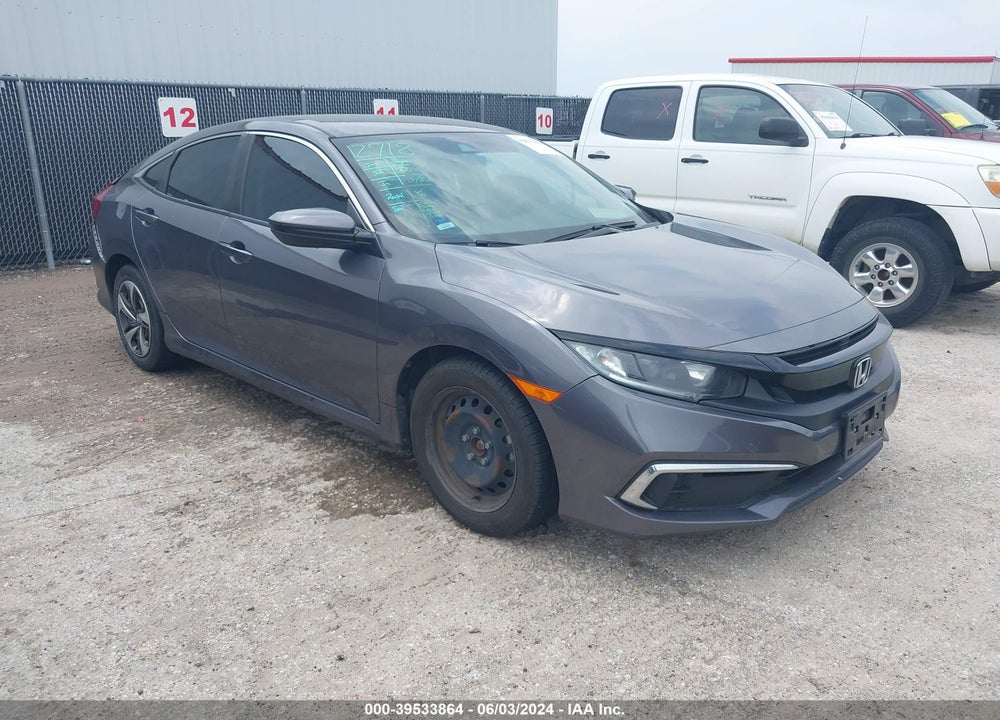 2019 HONDA CIVIC LX VIN: 19XFC2F6XKE000400