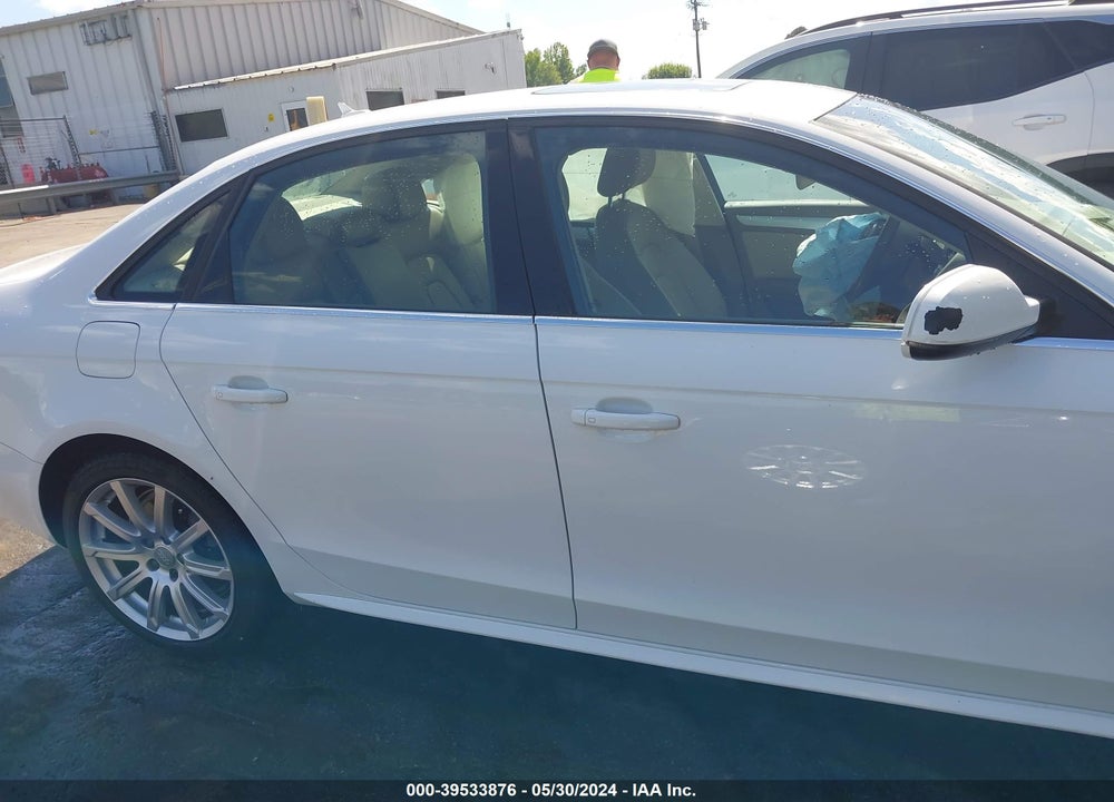 2012 AUDI A4 VIN: WAUHFAFL1CA119406