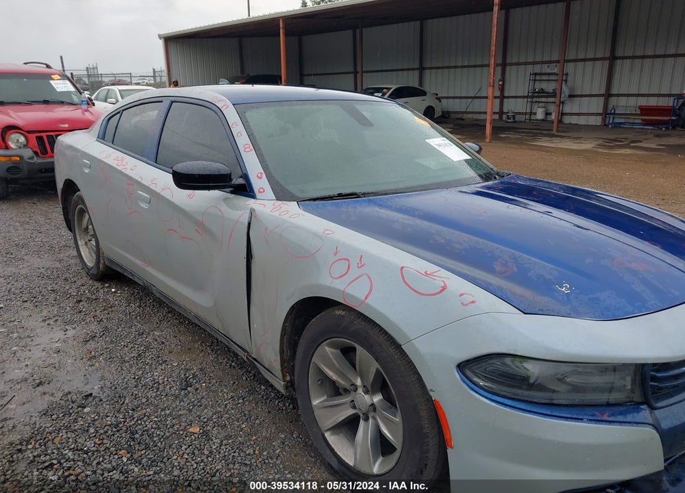 2016 DODGE CHARGER SXT VIN: 2C3CDXHG1GH355636