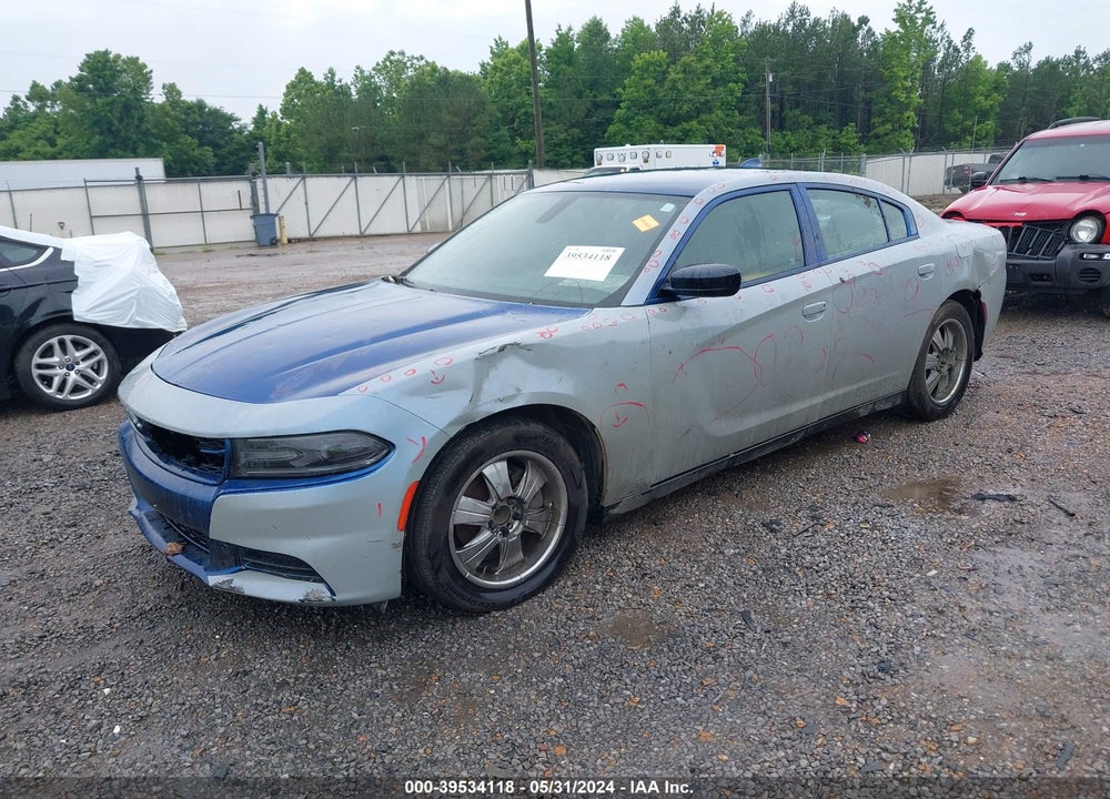2016 DODGE CHARGER SXT VIN: 2C3CDXHG1GH355636