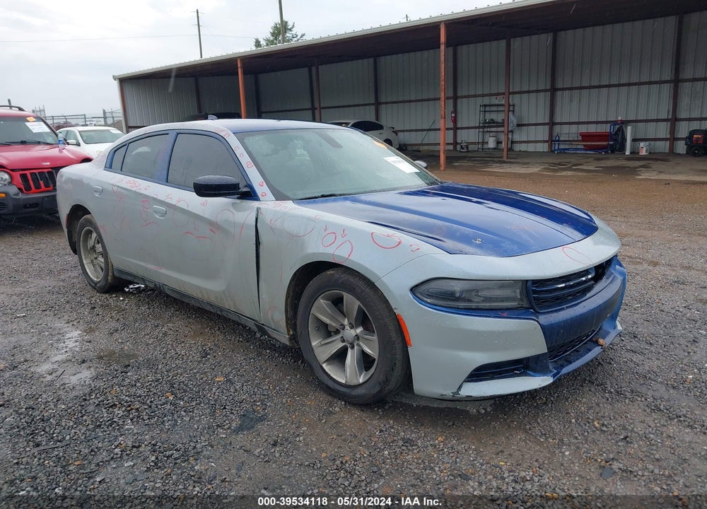 2016 DODGE CHARGER SXT VIN: 2C3CDXHG1GH355636