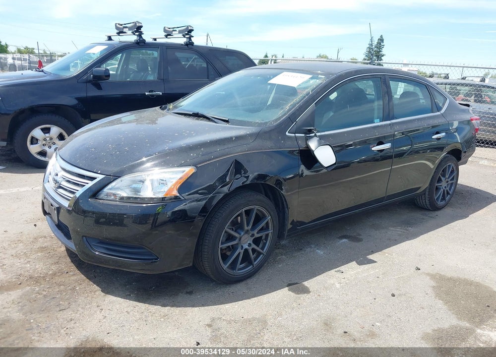 2014 NISSAN SENTRA SV VIN: 3N1AB7AP0EY260823