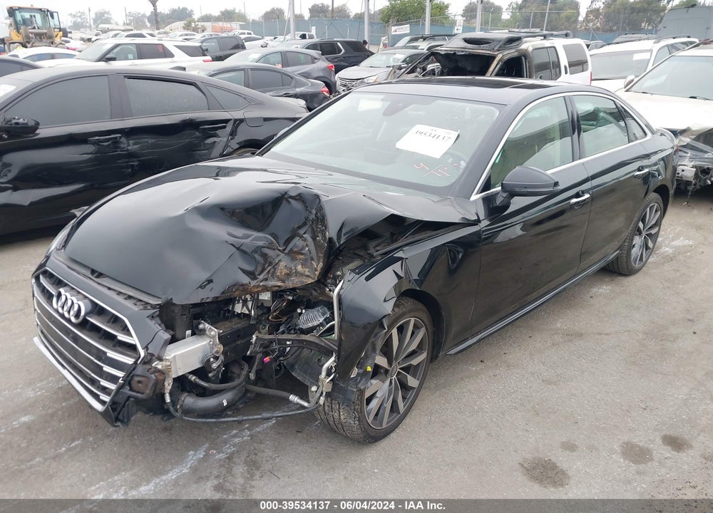2020 AUDI A4 PREMIUM 40 TFSI FRONT-WHEEL DRIVE S TRONIC VIN: WAUGMAF45LN011020