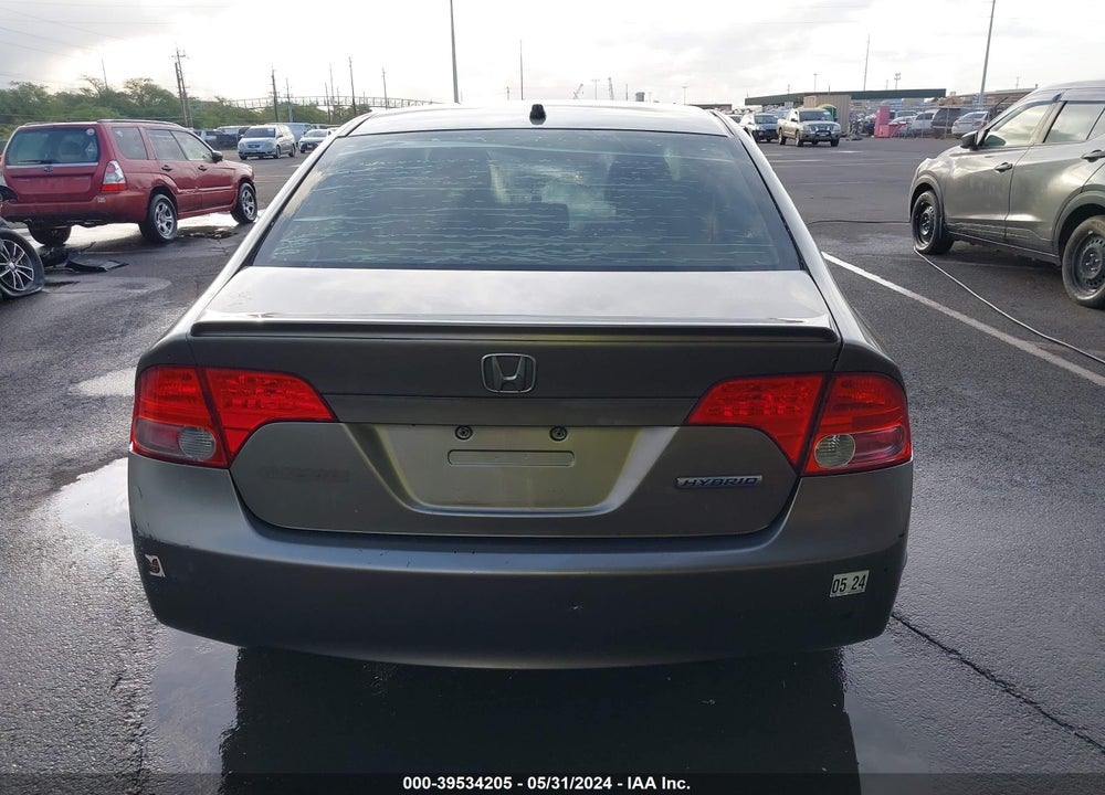 2008 HONDA CIVIC HYBRID VIN: JHMFA36238S023482