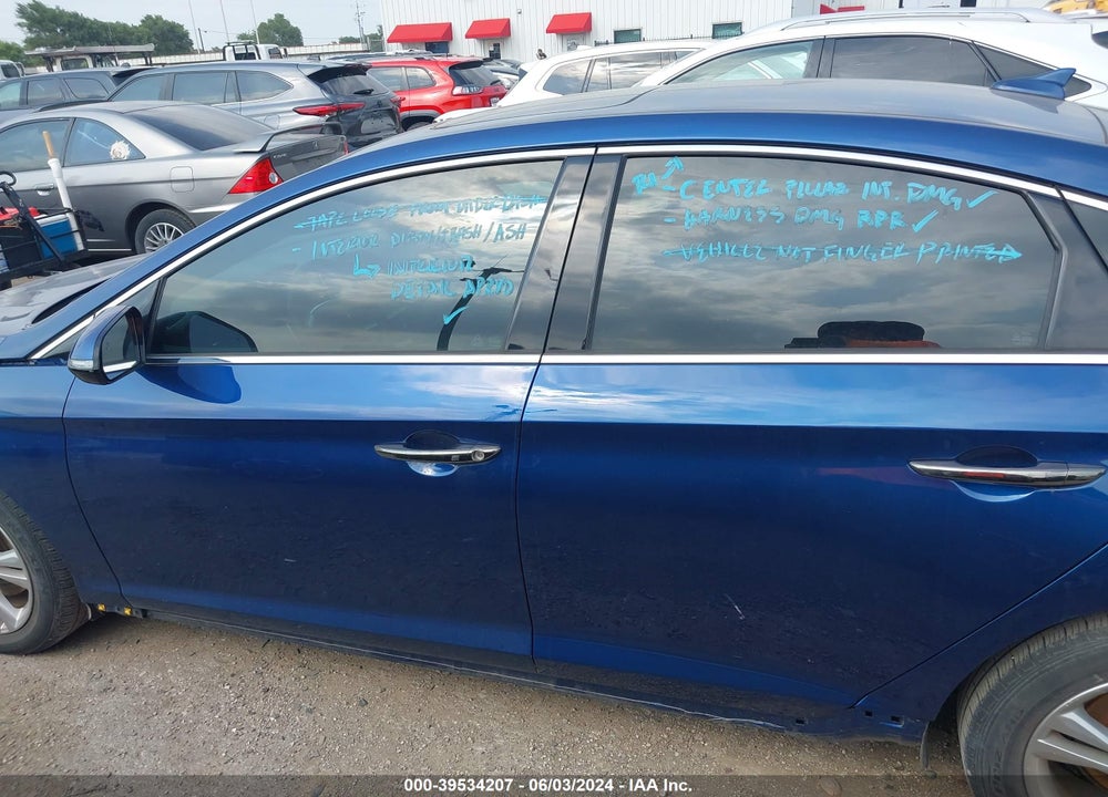 2019 HYUNDAI SONATA SPORT VIN: 5NPE34AF8KH739596
