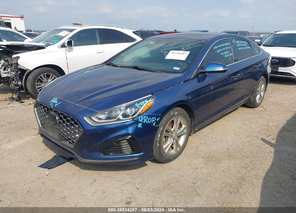 2019 HYUNDAI SONATA SPORT VIN: 5NPE34AF8KH739596