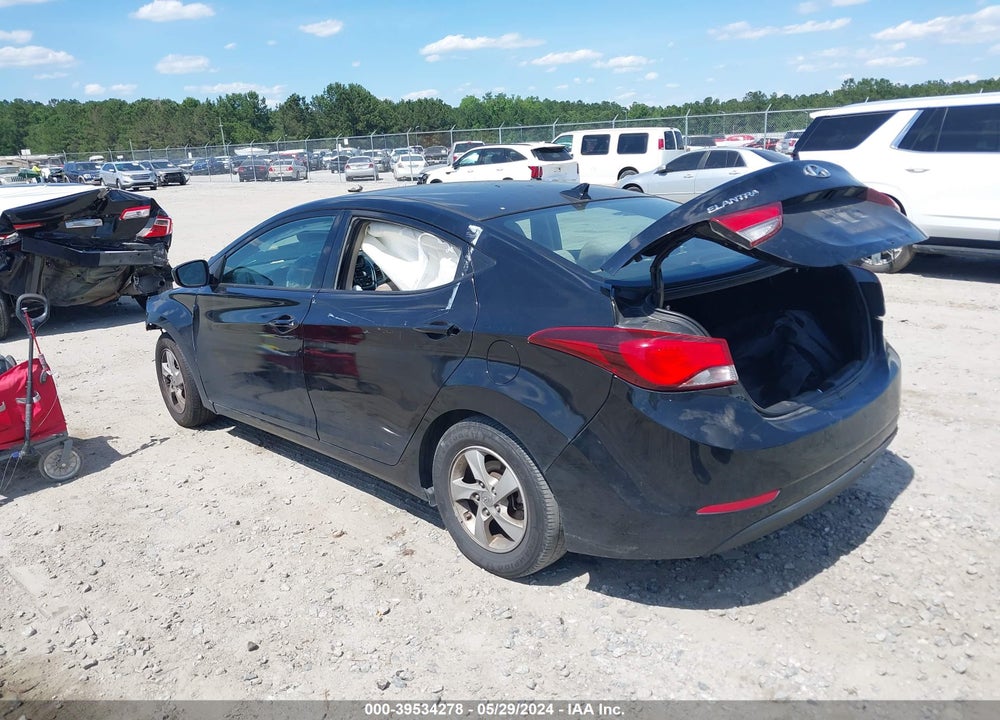 2015 HYUNDAI ELANTRA SE VIN: KMHDH4AE6FU326958
