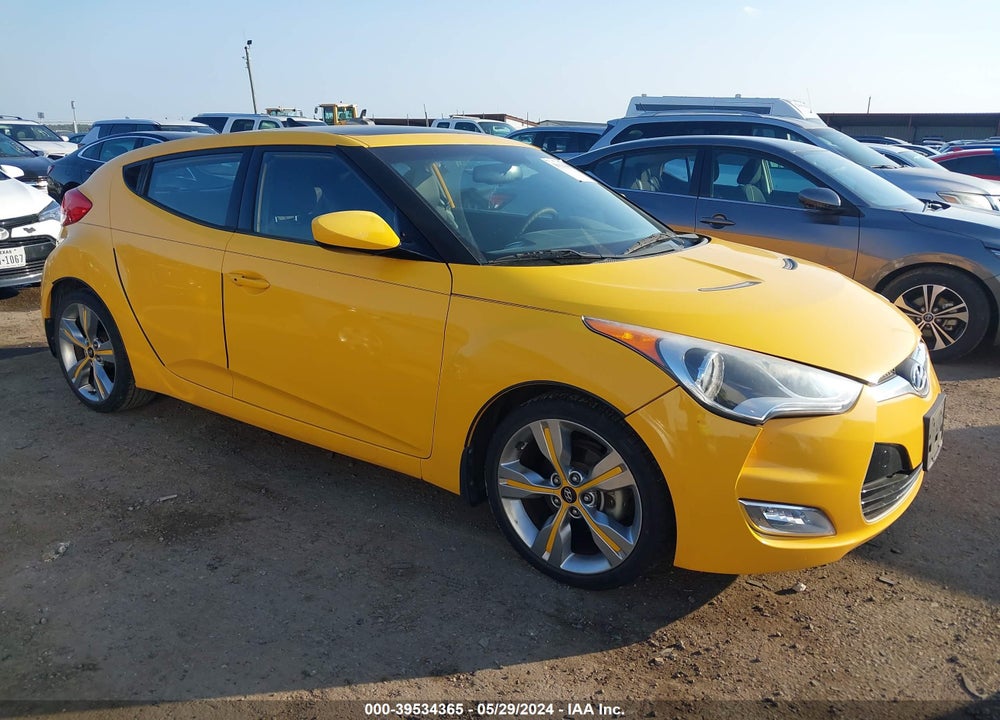 2013 HYUNDAI VELOSTER BASE W/BLACK VIN: KMHTC6AD6DU179809