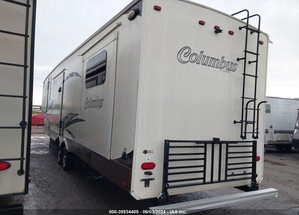 2016 PALOMINO COLUMBUS VIN: 4X4FCMP2XG6005675