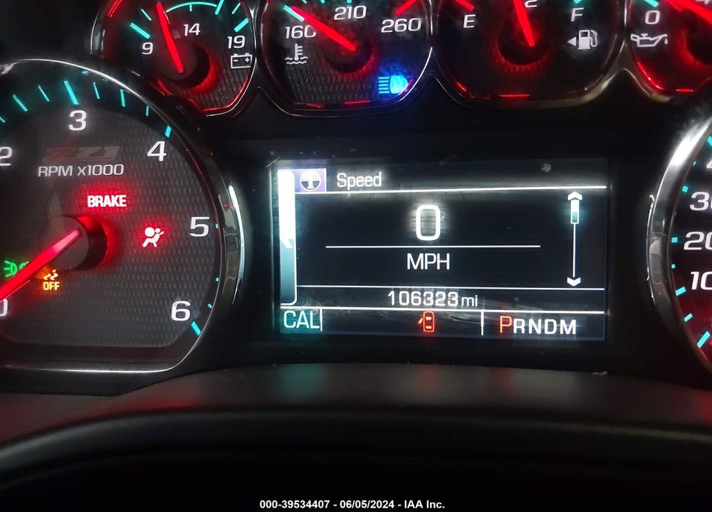2016 CHEVROLET SILVERADO 1500 2LZ VIN: 3GCUKSEC6GG276764