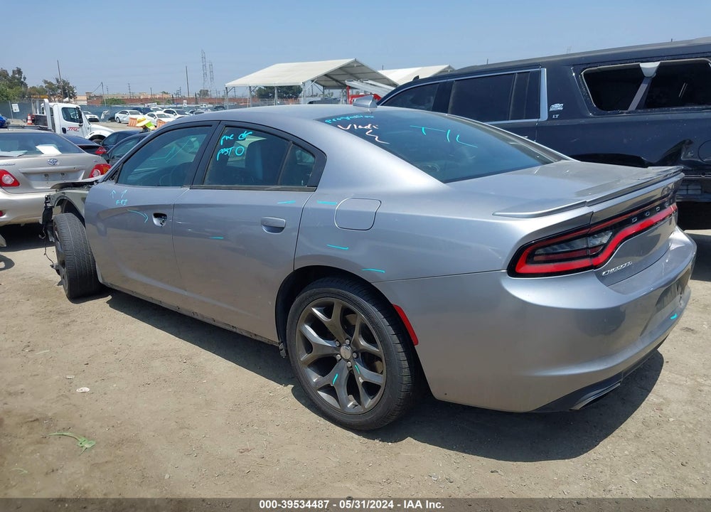 2015 DODGE CHARGER SXT VIN: 2C3CDXHG4FH889857