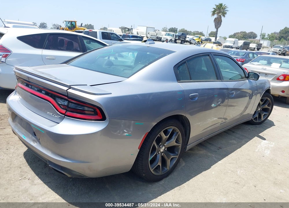2015 DODGE CHARGER SXT VIN: 2C3CDXHG4FH889857