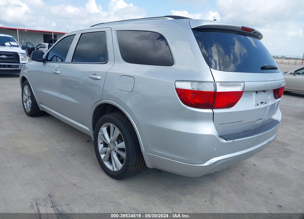 2011 DODGE DURANGO CREW VIN: 1D4RD4GG3BC731855
