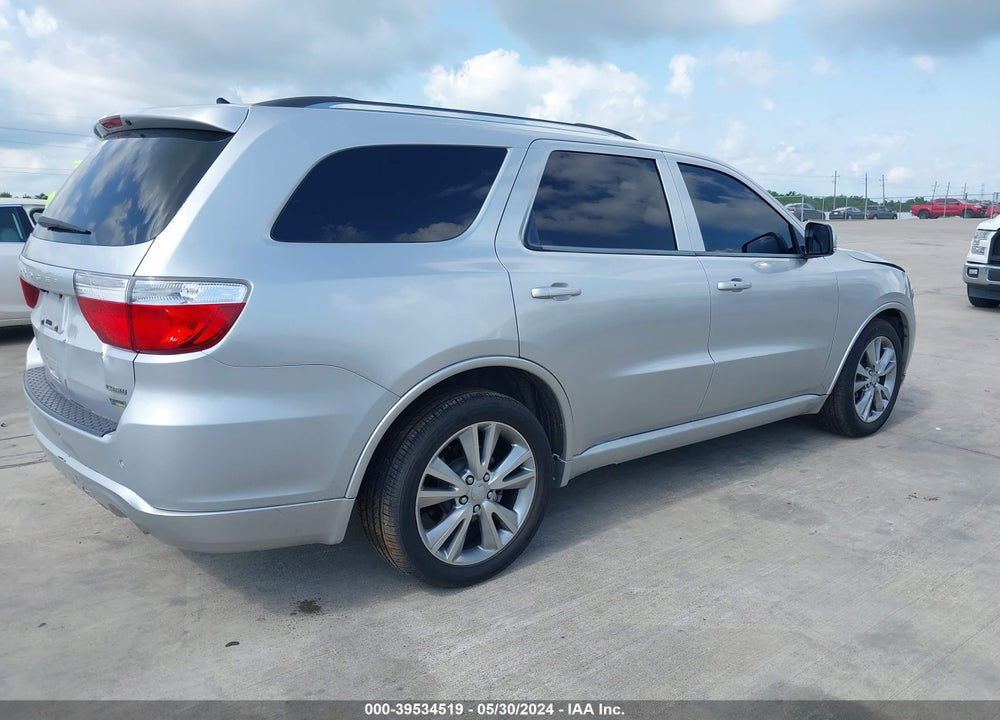 2011 DODGE DURANGO CREW VIN: 1D4RD4GG3BC731855