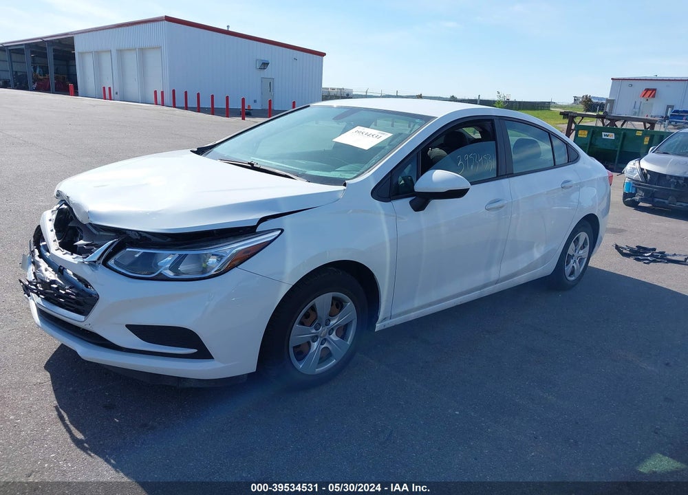 2017 CHEVROLET CRUZE LS AUTO VIN: 1G1BC5SM6H7123424