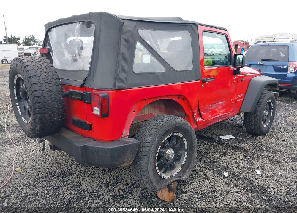 2010 JEEP WRANGLER SPORT VIN: 1J4AA2D15AL175659
