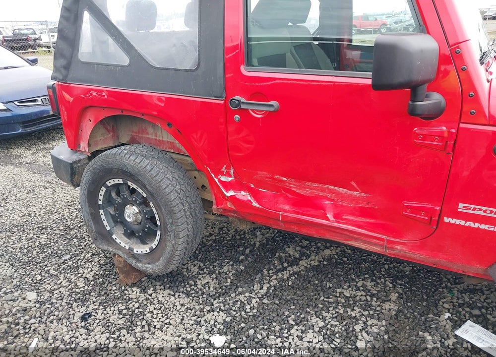 2010 JEEP WRANGLER SPORT VIN: 1J4AA2D15AL175659
