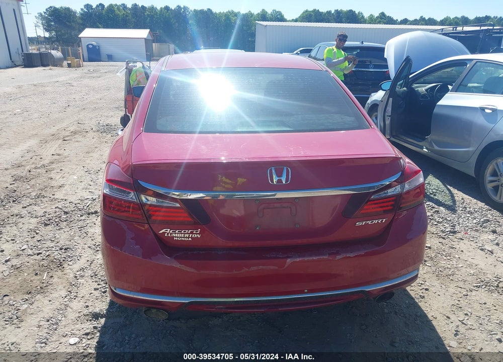 2016 HONDA ACCORD SPORT VIN: 1HGCR2F53GA034943