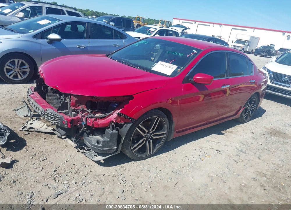2016 HONDA ACCORD SPORT VIN: 1HGCR2F53GA034943