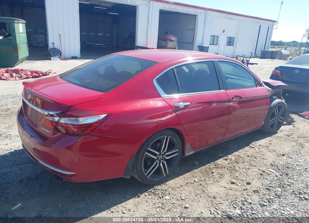 2016 HONDA ACCORD SPORT VIN: 1HGCR2F53GA034943