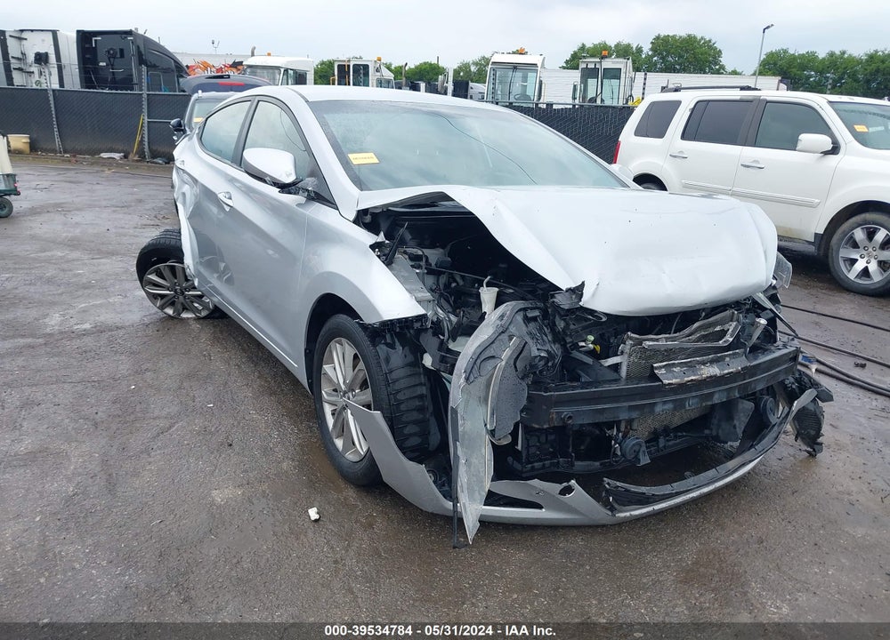2014 HYUNDAI ELANTRA SE VIN: KMHDH4AE7EU040258