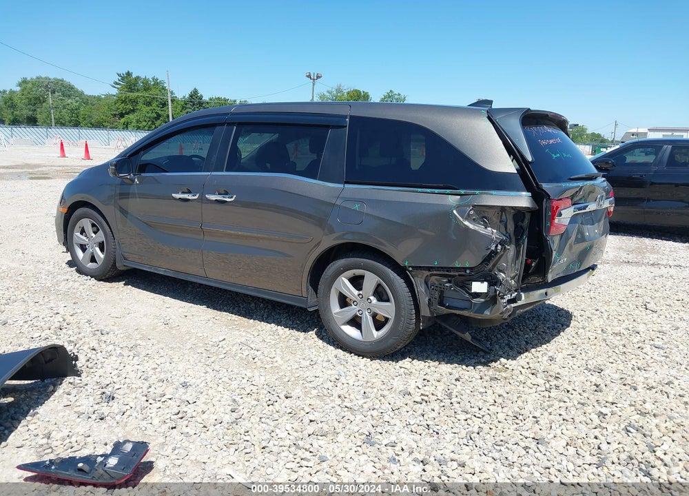 2020 HONDA ODYSSEY EX-L/EX-L W/NAVI RES VIN: 5FNRL6H77LB051701