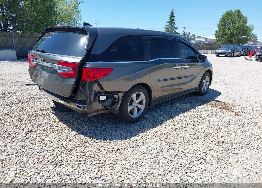 2020 HONDA ODYSSEY EX-L/EX-L W/NAVI RES VIN: 5FNRL6H77LB051701