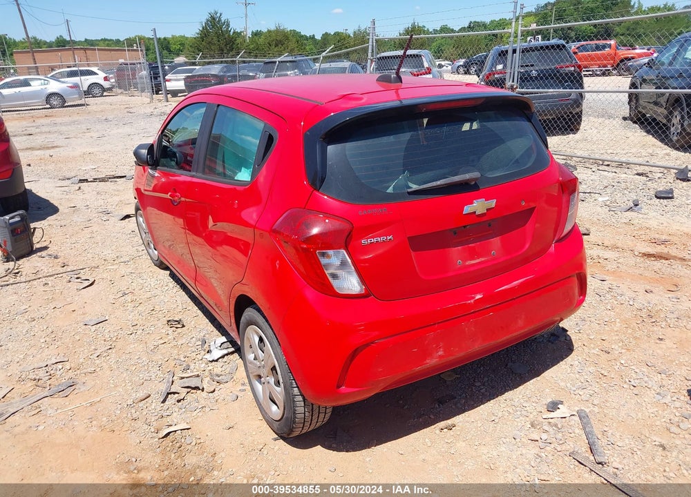 2020 CHEVROLET SPARK FWD LS AUTOMATIC VIN: KL8CB6SA6LC404397