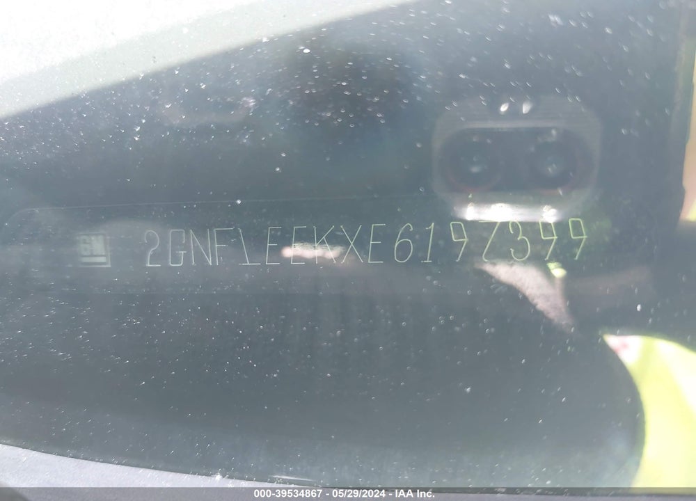 2014 CHEVROLET EQUINOX LS VIN: 2GNFLEEKXE6197399
