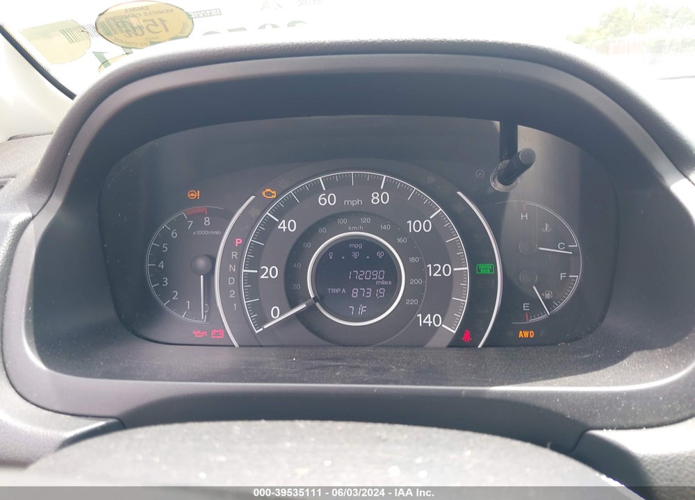 2014 HONDA CR-V EX-L VIN: 2HKRM4H72EH636983