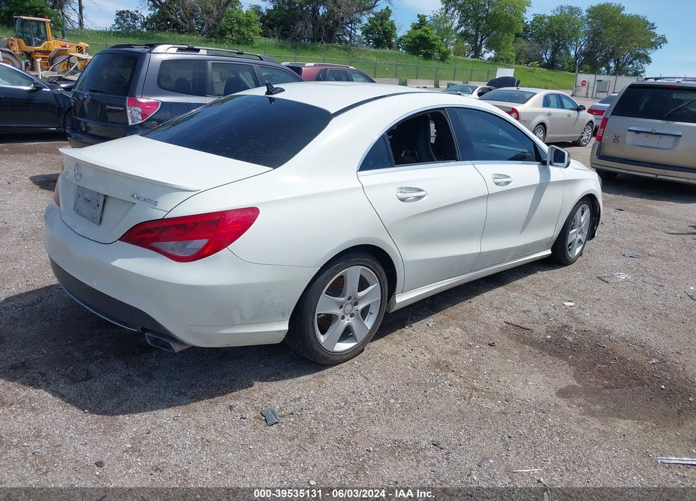 2016 MERCEDES-BENZ CLA 250 4MATIC VIN: WDDSJ4GB3GN349600