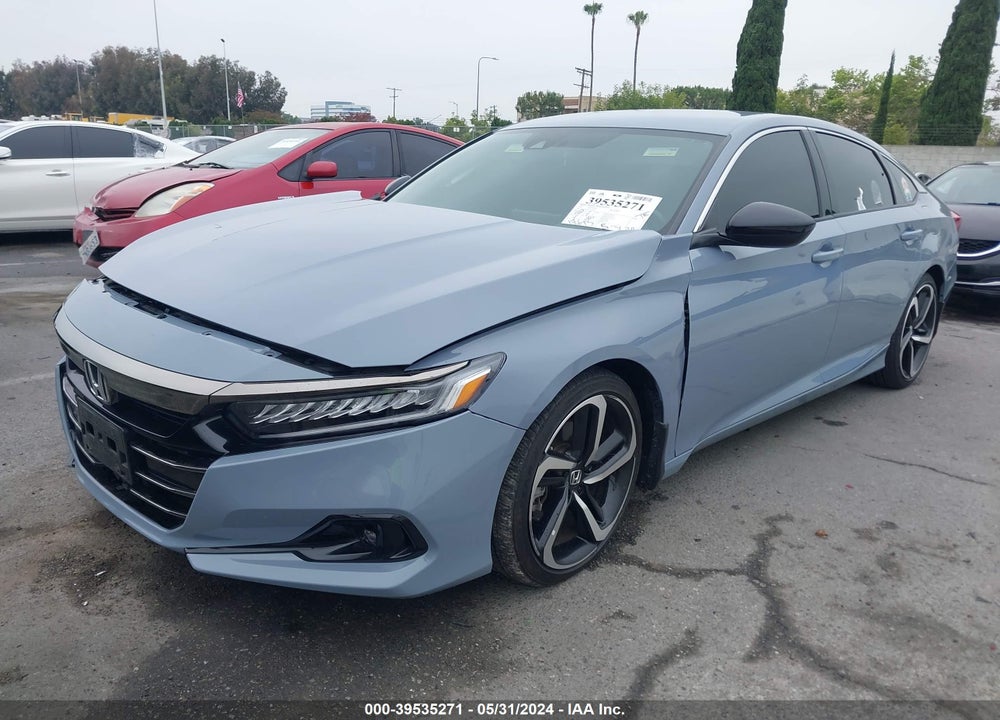 2022 HONDA ACCORD SPORT VIN: 1HGCV1F30NA044153