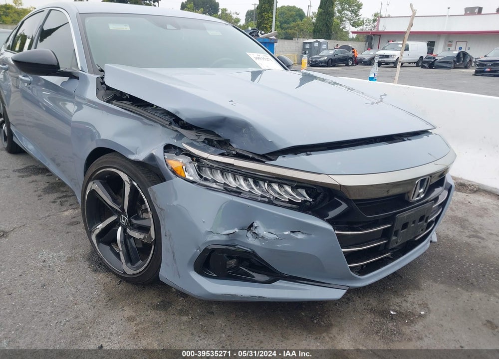 2022 HONDA ACCORD SPORT VIN: 1HGCV1F30NA044153