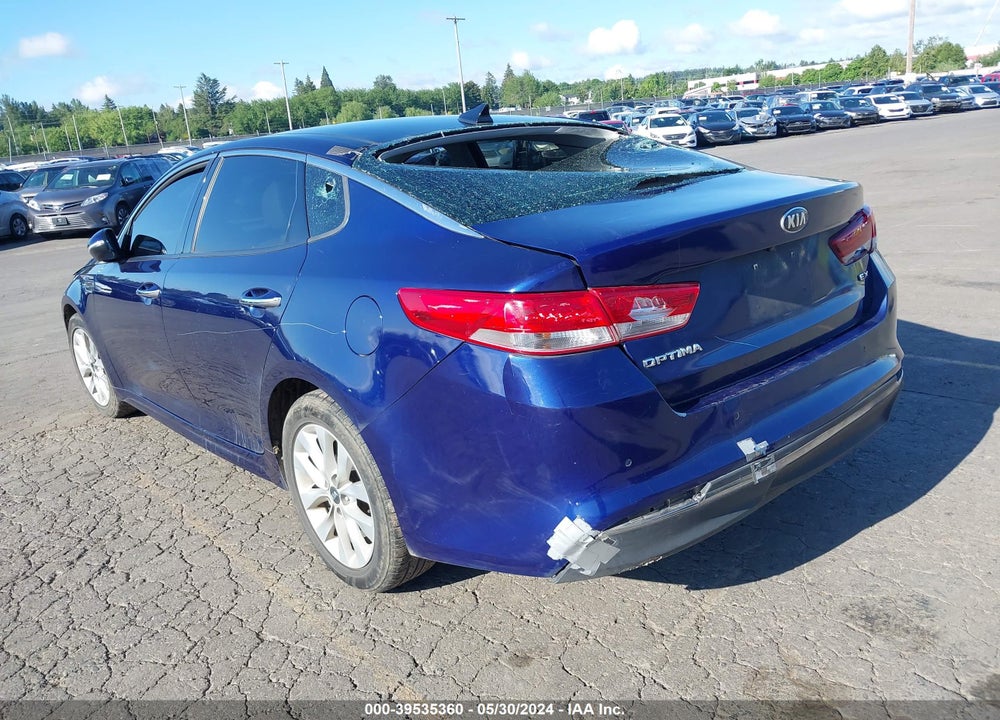 2016 KIA OPTIMA EX VIN: 5XXGU4L37GG057577