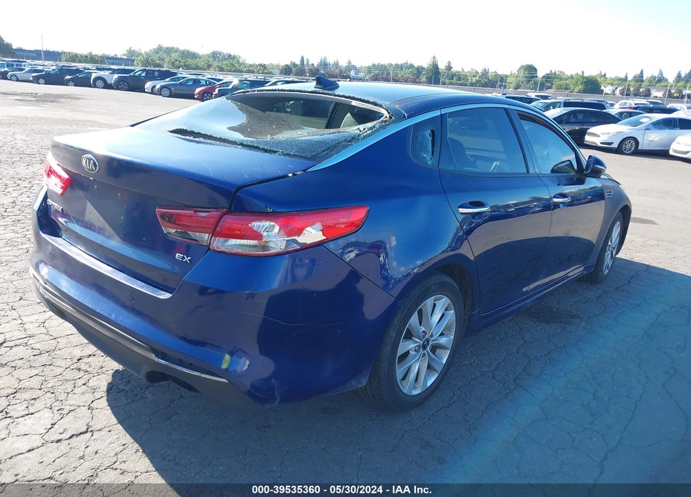 2016 KIA OPTIMA EX VIN: 5XXGU4L37GG057577